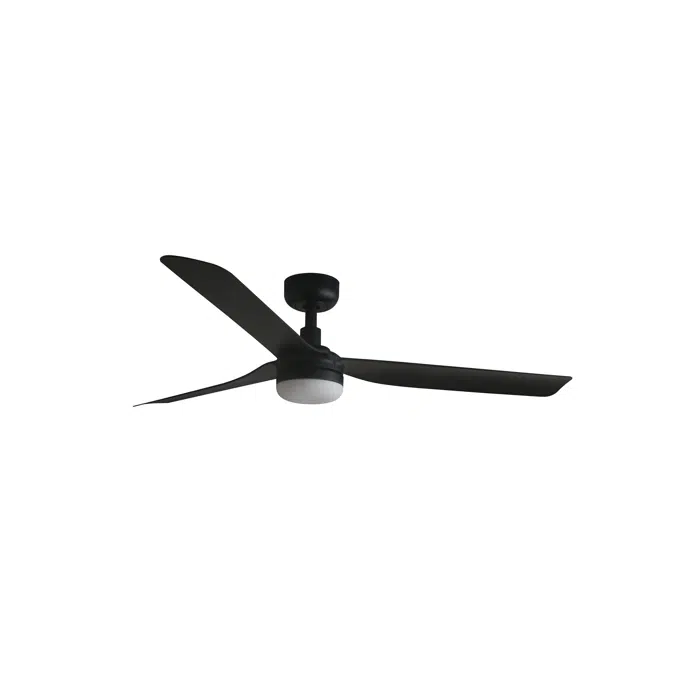 PUNT M LED-Ventilator schwarz DC