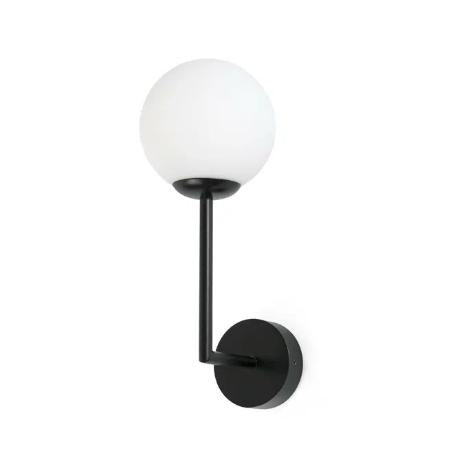 GALA Black wall lamp