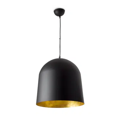 Image for CRATER Black pendant lamp