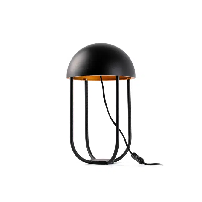 JELLYFISH Tischleuchte schwarz und gold
