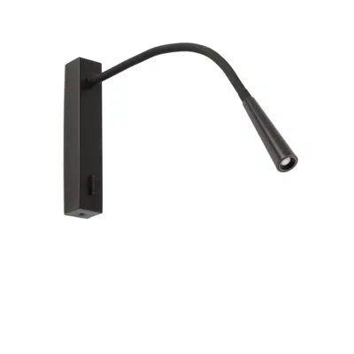 Image for FLIN Black wall lamp