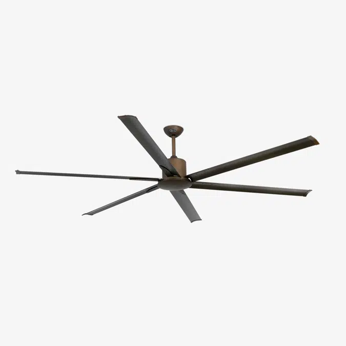 ANDROS XXL Brown fan with DC motor