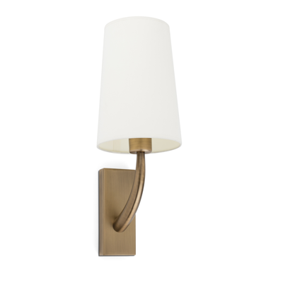 Image for REM Old gold/white wall lamp