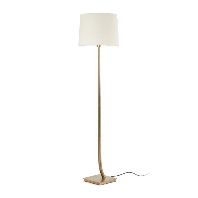 REM Bronze/beige floor lamp