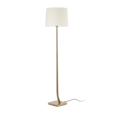 Immagine per REM Bronze/beige floor lamp