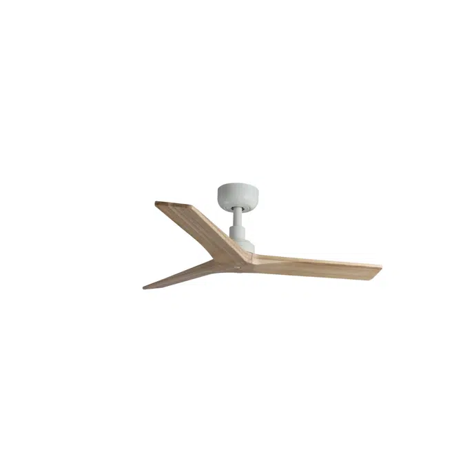 BIM objects - Free download! KLIM S White/light oak wood fan DC SMART ...