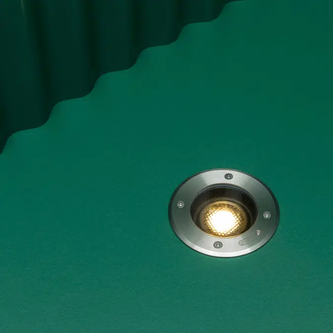GEISER 80 GU10 Grey orientable inox recessed