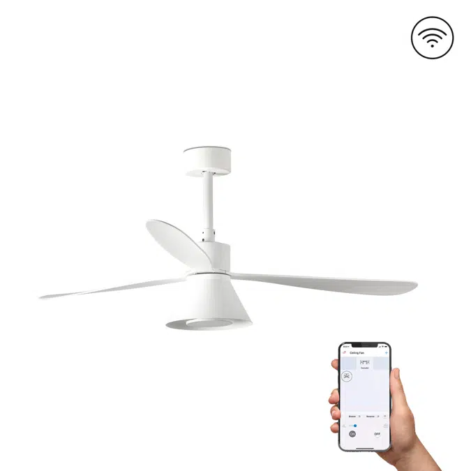 AMELIA L Ventilateur blanc SMART