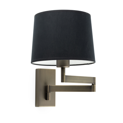 Image for ARTIS Bronze/black wall lamp with articulated lamp