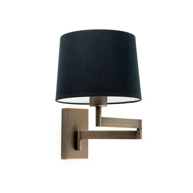 ARTIS Bronze/black wall lamp with articulated lamp