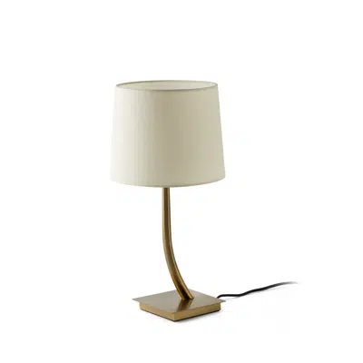 Image for REM Bronze/beige table lamp
