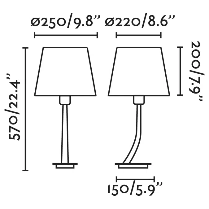 REM Bronze/beige table lamp