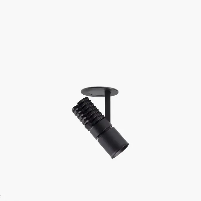 BIM objects - Free download! UNO black/black recessed projector ...