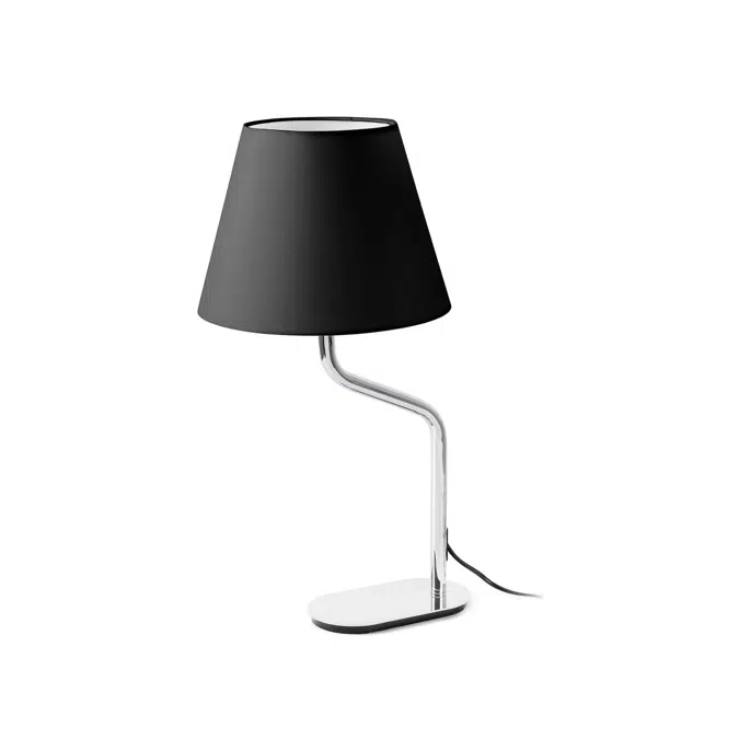 ETERNA Tischleuchte chrom/schwarz