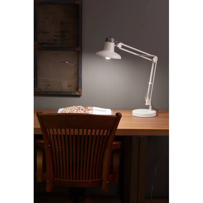 SNAP Lampe de bureau de table blanche