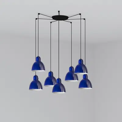 kép a termékről - VENICE 7L Cobalt blue pendant lamp