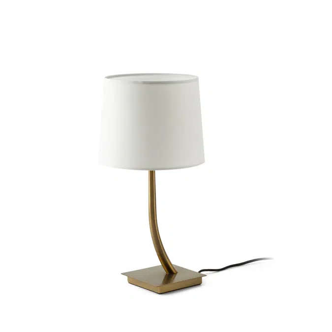 REM Bronze/white table lamp