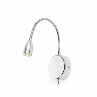 Obrázek pro LOKE chrome wall lamp reader