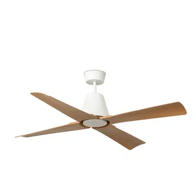Image pour TYPHOON M Ventilateur blanc/bois SMART