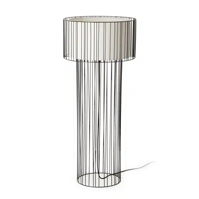 Image for LINDA Black floor lamp