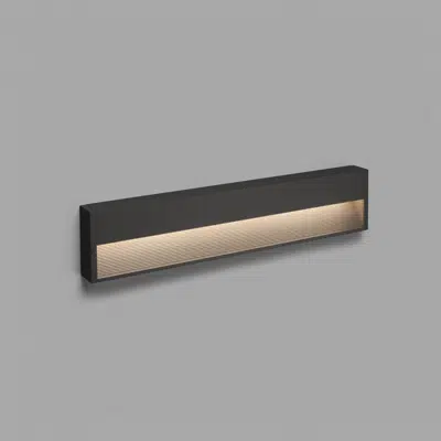 Image for GRADA 600 Dark grey wall lamp