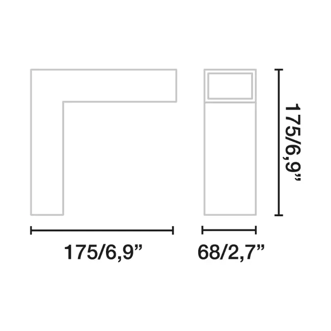 BIM objects - Free download! VIA L White surface 4000K W/O 6W | BIMobject