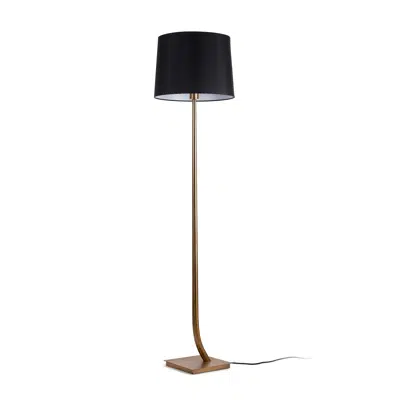 Image for REM Bronze/black floor lamp