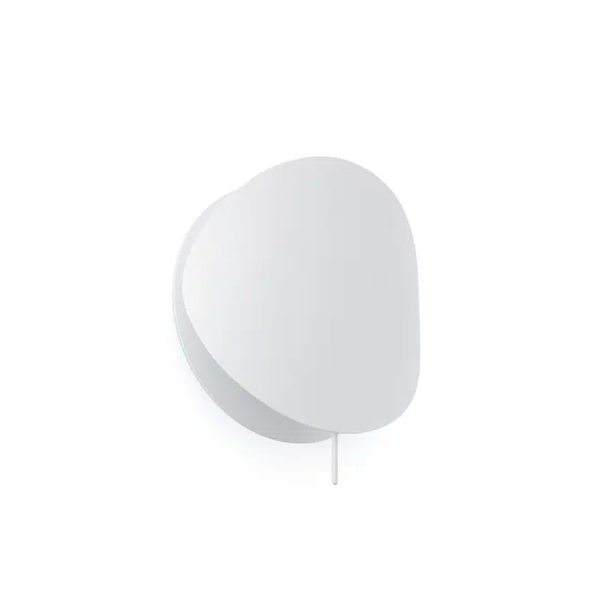 BIM objects - Free download! OVO 190 White wall lamp | BIMobject