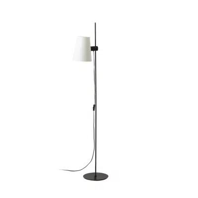 Image for LUPE Black/beige floor lamp