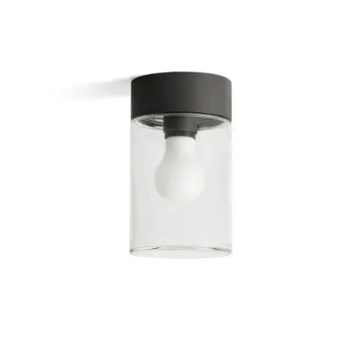 Immagine per KILA 200 Lampada plafoniera grigio scuro trasparente