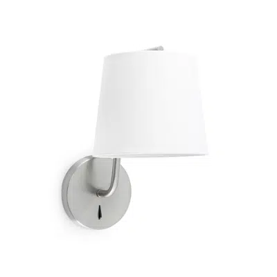 Bild für BERNI Wandleuchte aus Satin-Nickel