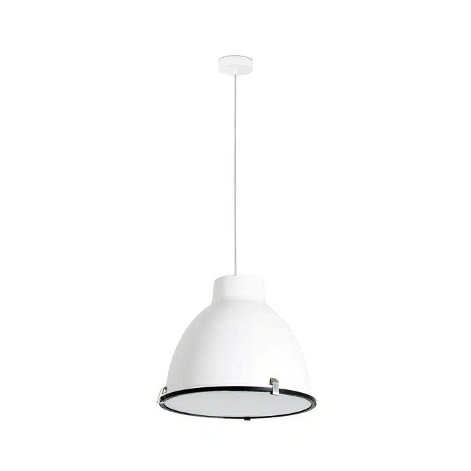 CHARLOTTE Lampe suspension blanche