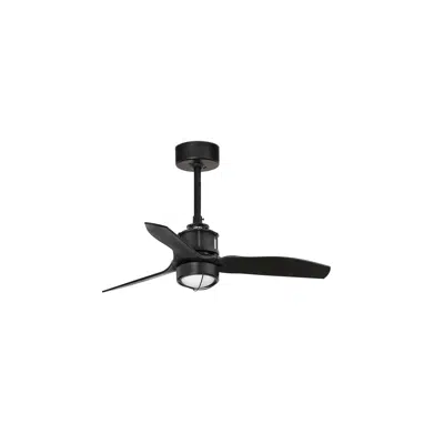 画像 JUST FAN S LED Matt black fan DC81cm