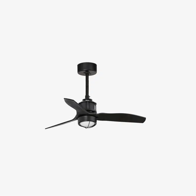 JUST FAN S LED Matt black fan DC81cm