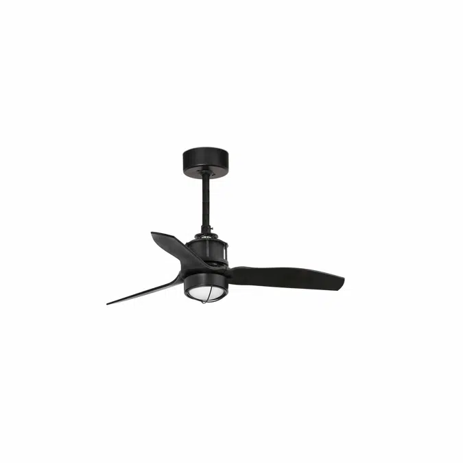 JUST FAN S LED Matt black fan DC81cm