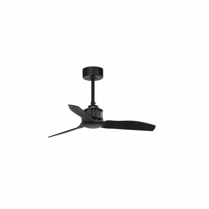 JUST FAN S Matt black fan DC81cm