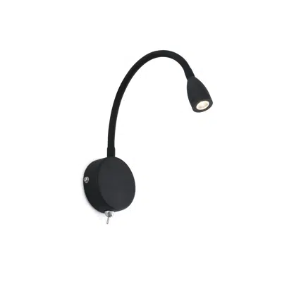 Obrázek pro LOKE Black wall lamp