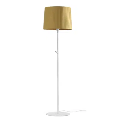 afbeelding voor SAMBA White/ribbon yellow floor lamp