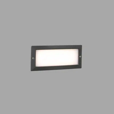 Obrázek pro STRIPE Dark grey recessed lamp