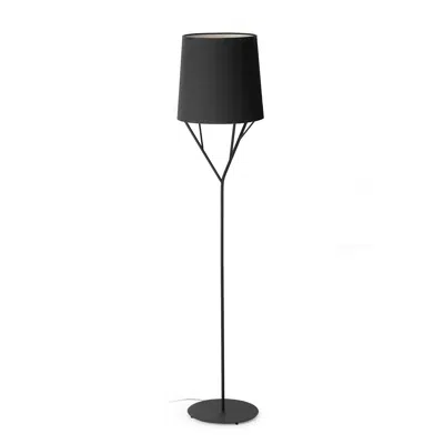 Image for TREE Black floor lamp 60W