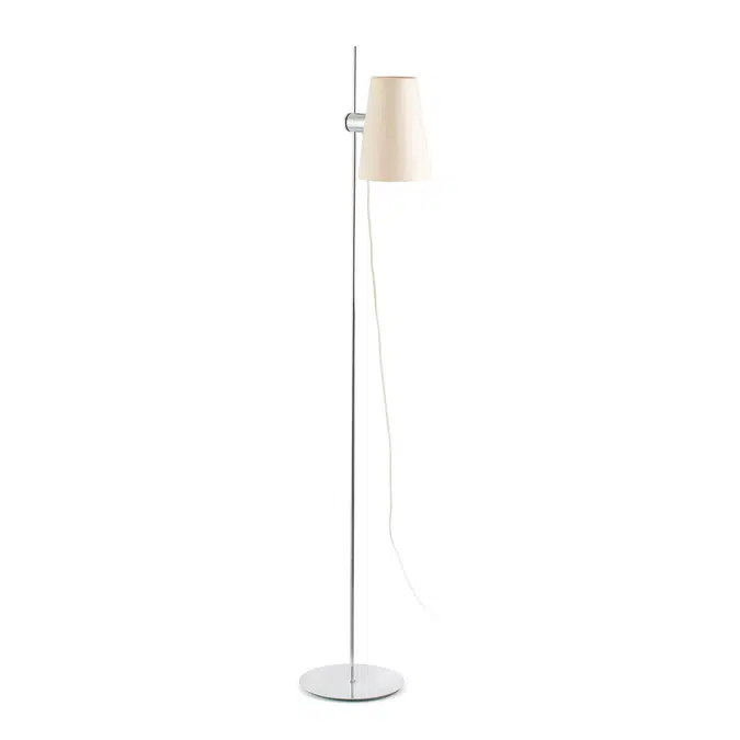 LUPE Chrome floor lamp