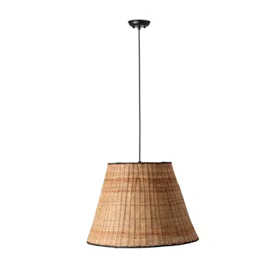 billede til SUMBA Black/rattan pendant lamp