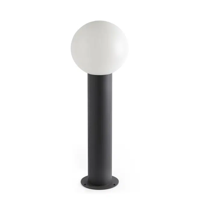 MOON 610 Lampada sopra muro grigio scuro