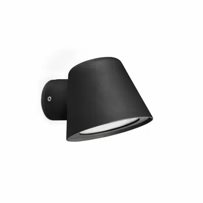 Image for GINA Black wall lamp