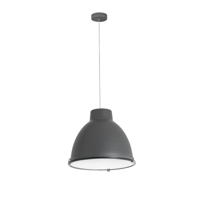 Image pour CHARLOTTE Lampe suspension gris foncé