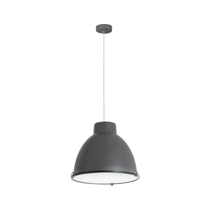 CHARLOTTE Lampe suspension gris foncé