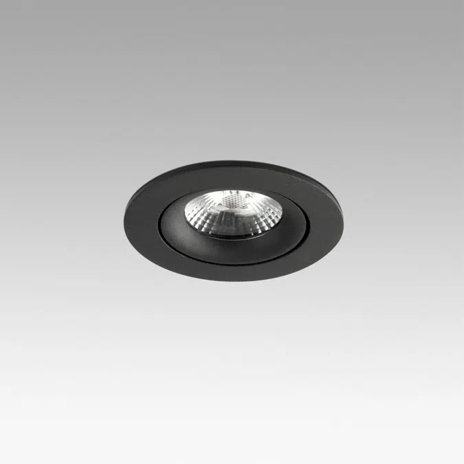 NAIS Black orientable recessed