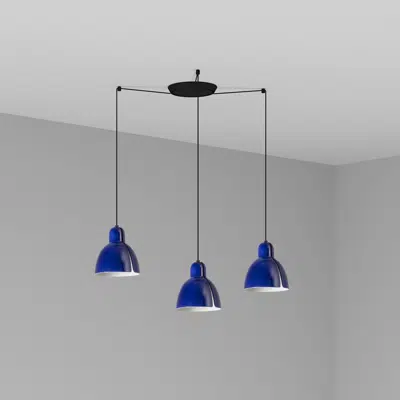kép a termékről - VENICE 3L Cobalt blue pendant lamp