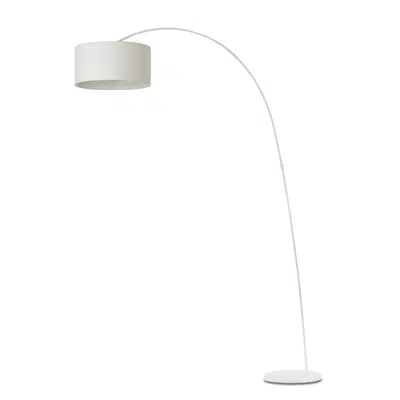 Image for PAPUA White floor lamp