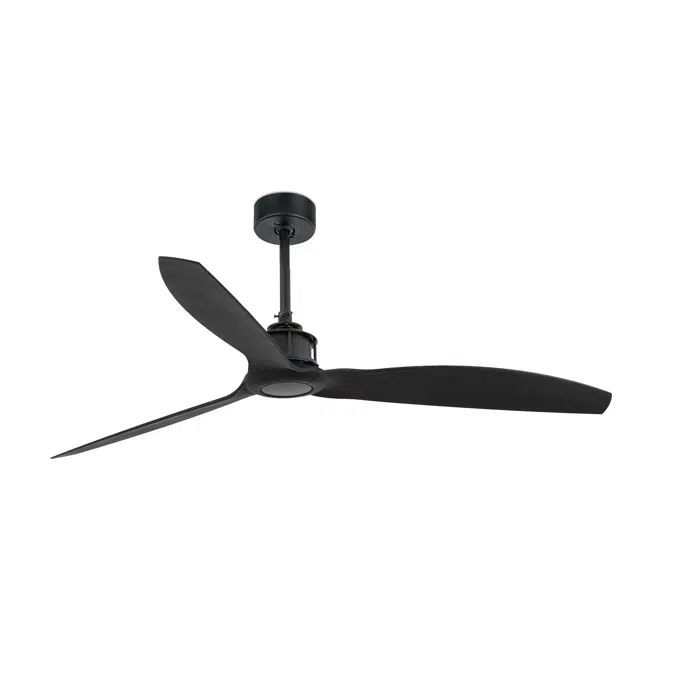 JUST FAN M Matt black fan with DC motor